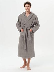 img 3 attached to 🛀 SIORO X Large Men's Clothing: Absorbent Housecoat Bathrobe