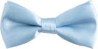 👔 soophen poly boy's soild banded bowtie - the perfect accessory for dapper looks logo