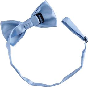 img 1 attached to 👔 Soophen Poly Boy's Soild Banded Bowtie - The Perfect Accessory for Dapper Looks