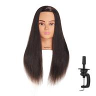 👩 hairingrid 24"-26" 100% human hair mannequin head: professional cosmetology training tool with free clamp holder (r71906lb0218h) logo