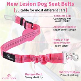 img 3 attached to Catadog Seatbelt Absorbing Reflective Restraint