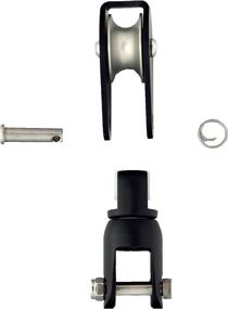 img 1 attached to 🚣 Zigco LLC SpinRX - Tangle-Proof Swivel Pulley for Drift Boat Anchor - Pulley Block Made in USA