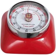 ⏲️ time it right with the magnetic 55 minute kitchen timer square - red logo