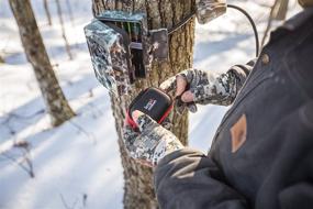 img 1 attached to 📷 Leap Outdoors Weather-Resistant SD Card Storage Case: Safely Store & Protect 12 SD Cards with Trail Camera Reader - Photography & Hiking Essential!
