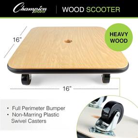 img 2 attached to 🛴 Enhance Active Play with the Champion Sports 16-Inch Wood Scooter Board