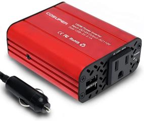 img 4 attached to Soyond 150W Power Inverter For Car DC 12V To 110V AC Car Converter With 4