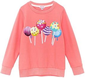 img 4 attached to 👕 JESKIDS Toddler Sweatshirts Patterns Outfits for Girls: Tops, Tees & Blouses