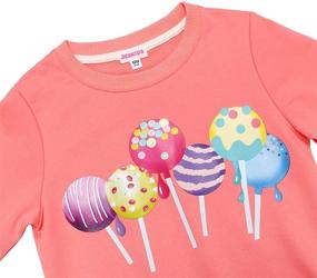 img 2 attached to 👕 JESKIDS Toddler Sweatshirts Patterns Outfits for Girls: Tops, Tees & Blouses