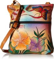 anna anuschka crossbody hand painted original women's handbags & wallets and crossbody bags logo