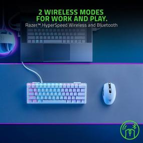 img 2 attached to 🖱️ Razer Orochi V2 Mobile Wireless Gaming Mouse: Ultra Lightweight - Dual Wireless Modes - Long Battery Life up to 950hrs - Mechanical Mouse Switches - 5G Advanced 18K DPI Optical Sensor - White