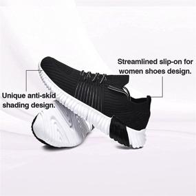 img 2 attached to FULORIS Walking Breathable Lightweight Sneakers Women's Shoes in Athletic