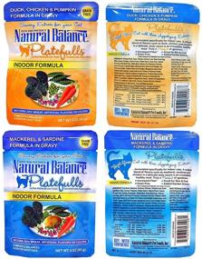 img 1 attached to 🐱 Dick van Patten's Natural Balance Grain-Free Platefulls Cat Food Bundle - 12 Flavors, Indoor & Regular Formula, 3oz Each (12 Pouches Total)