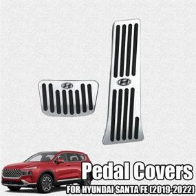img 4 attached to Great-Luck Aluminium Alloy Gas Accelerator Pedal Covers Interior Accessories in Pedals & Pedal Accessories