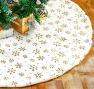 sequin christmas skirt snowflake white logo