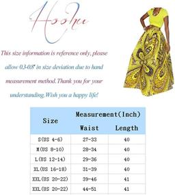 img 3 attached to 🌸 Stylish Bohemian African Pleated Women's Clothing by Hoohu: Unique Fashion for Women