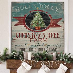img 1 attached to 🎄 Renditions Gallery Premium Gallery Wrapped Canvas Wall Art, Assorted Images, Ready to Hang, Made in America, Christmas Square 2 Décor (10X10, Tannenbaum)