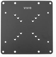 🖥️ vivo steel vesa tv & monitor mount adapter plate bracket for 23-42 inch screens, vesa conversion kit up to 200x200mm, mount-ad2x2 logo