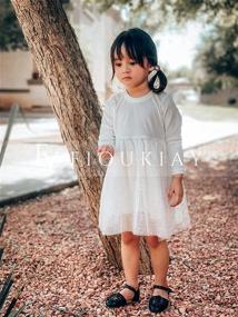 img 2 attached to Charming Infant Onepiece Wedding Dresses for Toddler Girls