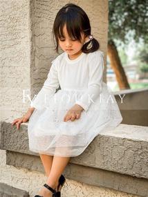 img 3 attached to Charming Infant Onepiece Wedding Dresses for Toddler Girls