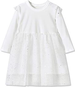 img 4 attached to Charming Infant Onepiece Wedding Dresses for Toddler Girls