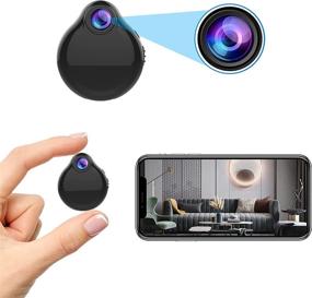 img 4 attached to 📷 Advanced Wireless Spy Camera: Mini Hidden WiFi Camera with HD 1080P, Audio, Night Vision & Motion Detection - Perfect for Nanny Surveillance! Phone App, Built-in Battery, 32GB SD Card - Ideal for Home, Office, Indoor & Outdoor Security