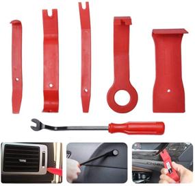 img 4 attached to 🚗 Enhance Your Car Maintenance with OTUAYAUTO 6 PCS Auto Trim Removal Tool Set - Ultimate Car Panel Removal Tools Kit for Audio Dash and Door Panel Repairs!
