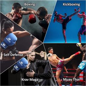 img 2 attached to 🥊 MaxIT Pro Style Boxing Gloves - Odor-Free PU Leather, Unisex Design for MMA, Muay Thai, Sparring, Kickboxing, Punching Bag Training, Fighting Sports