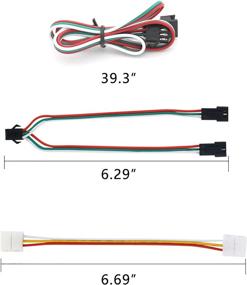 img 2 attached to RGBZONE Dream Color LED Connector Kit 3Pin 5050 – Solderless Jumper Connectors, Extension Cable, Plugs – DIY Set with Essential Parts