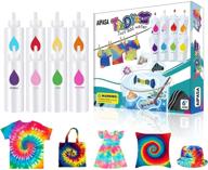 🎨 aipasa tie dye kit - 8 colors, 16 dye packets for kids & adults - all-in-one tie dye set, perfect for t-shirts, canvas, and textiles - ideal diy gift for artists, parties, and festivals logo