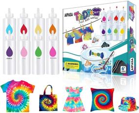 img 4 attached to 🎨 AIPASA Tie Dye Kit - 8 Colors, 16 Dye Packets for Kids & Adults - All-in-One Tie Dye Set, Perfect for T-Shirts, Canvas, and Textiles - Ideal DIY Gift for Artists, Parties, and Festivals