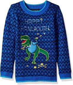 img 1 attached to Blizzard Bay Hanukah Christmas Sweater