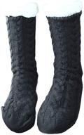 cozy engmoo fleece lining slipper: perfect christmas girls' clothing for socks & tights logo
