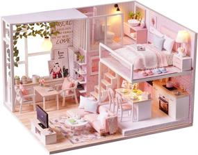 img 4 attached to 🏠 Spilay Dollhouse Furniture for Miniature Apartments: Complete Range of Dolls, Accessories, and Dollhouses