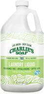 🧺 fragrance-free laundry liquid detergent by charlie's soap - 160 loads, 128 oz, 1 pack logo