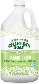 img 4 attached to 🧺 Fragrance-Free Laundry Liquid Detergent by Charlie's Soap - 160 Loads, 128 oz, 1 Pack