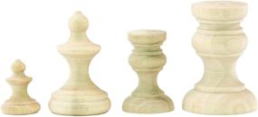 img 2 attached to 🖼️ Tim Holtz Idea-ology Vignette Finial Set - 4 Wooden Pieces in Various Sizes (TH93573)