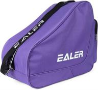 🏒 ealer adjustable shoulder strap ice hockey skate carry bag - heavy-duty design for optimal durability and convenience logo