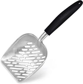 img 3 attached to 🐾 Meric Large Cat Litter Scoop: Ultimate Cat Scooper for Effortless Cleaning, Ergonomic Design Prevents Hand Fatigue, Enhances Efficiency and Clear Litter Retention