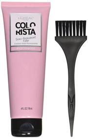 img 2 attached to 💖 L'Oreal Paris Colorista Soft Pink: Semi-Permanent Hair Color for Light Bleached or Blondes
