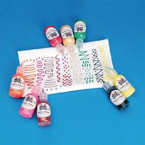 img 1 attached to 🎨 S&S Worldwide PT3298 Dimensional Fabric Paint (Pack of 24): Vibrant Colors for Creative Projects