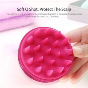 img 1 attached to SkyWattz Scalp Massager Shampoo Silicone