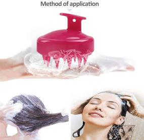 img 2 attached to SkyWattz Scalp Massager Shampoo Silicone