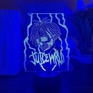 🎨 rgb led acrylic 3d night light juice hip hop illusion lamp with color changing lights - remote control, ideal for room decor логотип