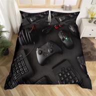 🛏️ kids' home store: decorative comforter for controller headphone equipment logo