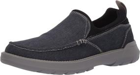 img 4 attached to Skechers Relaxed Fit Doveno Chocolate Men's Shoes for Loafers & Slip-Ons