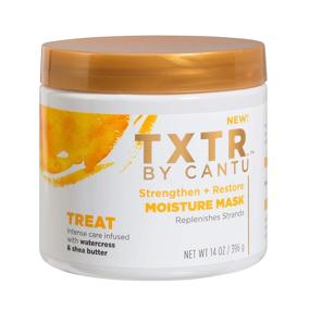 img 2 attached to 💪 Cantu Txtr By Treat Strengthen + Restore Moisture Mask - 14oz: Enhance Hair Health with This Restorative Treatment!