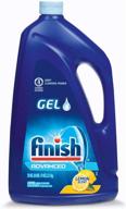 🍋 powerful lemon-scented finish dishwasher detergent gel liquid - 75oz size! logo