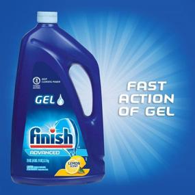 img 3 attached to 🍋 Powerful Lemon-Scented Finish Dishwasher Detergent Gel Liquid - 75oz Size!