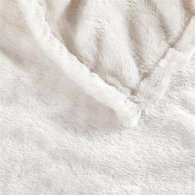 img 1 attached to 🔥 Beautyrest Heated Duke Luxury Faux Fur Heated Throw Ivory: Soft & Cozy 50x70 Long Fur for Bed, Couch or Sofa - Premium and Brushed Finish