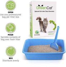 img 3 attached to 🌿 Experience Odor-Free Bliss with GreenCat Natural Cat Litter Odor Eliminator